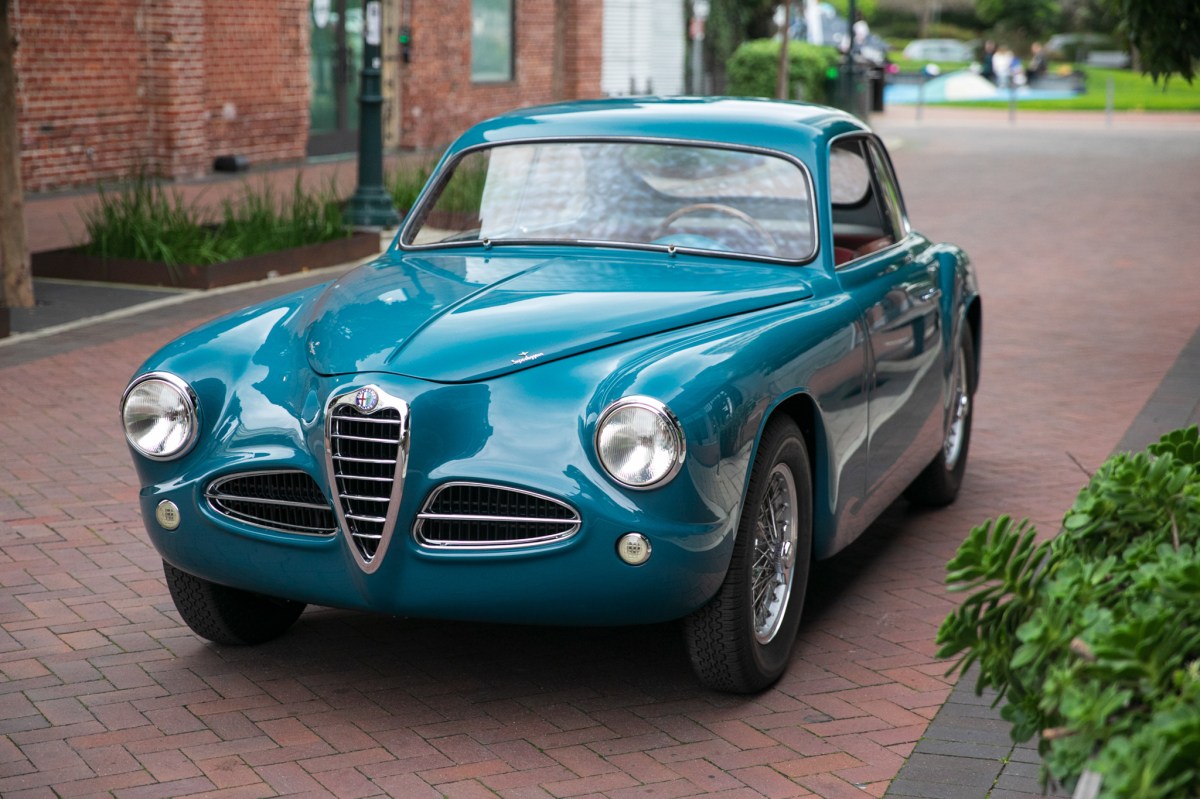 1953 Alfa Romeo 1900C Sprint Coupe by Touring 5-Speed — exterior front three-quarter view