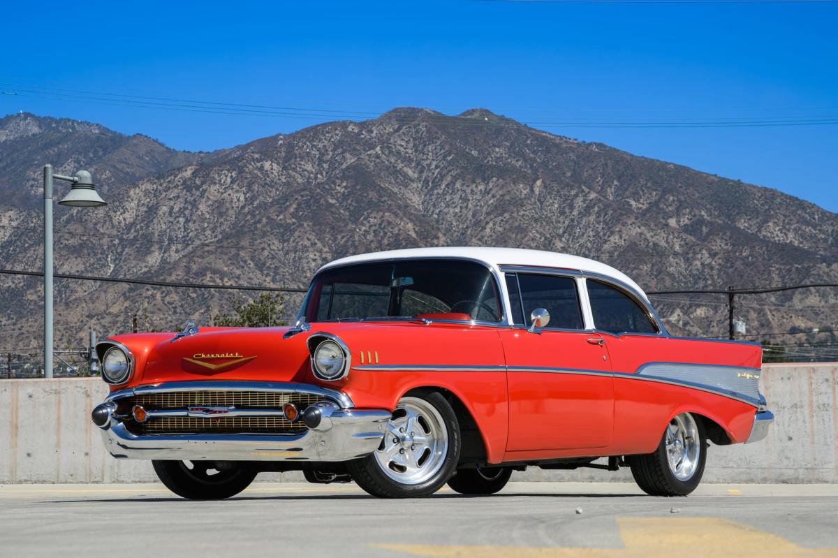 1957 Chevrolet Bel Air 2-Door Hardtop — exterior front three-quarter view
