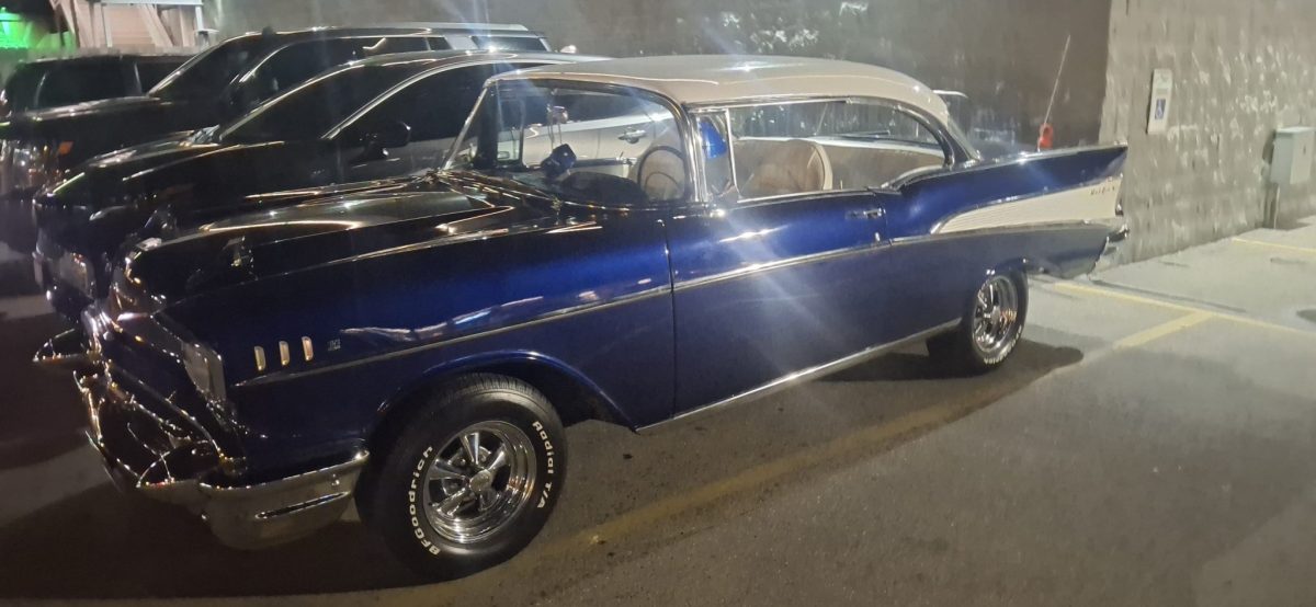 383-Powered 1957 Chevrolet Bel Air 2-Door Hardtop 5-Speed — exterior front three-quarter view
