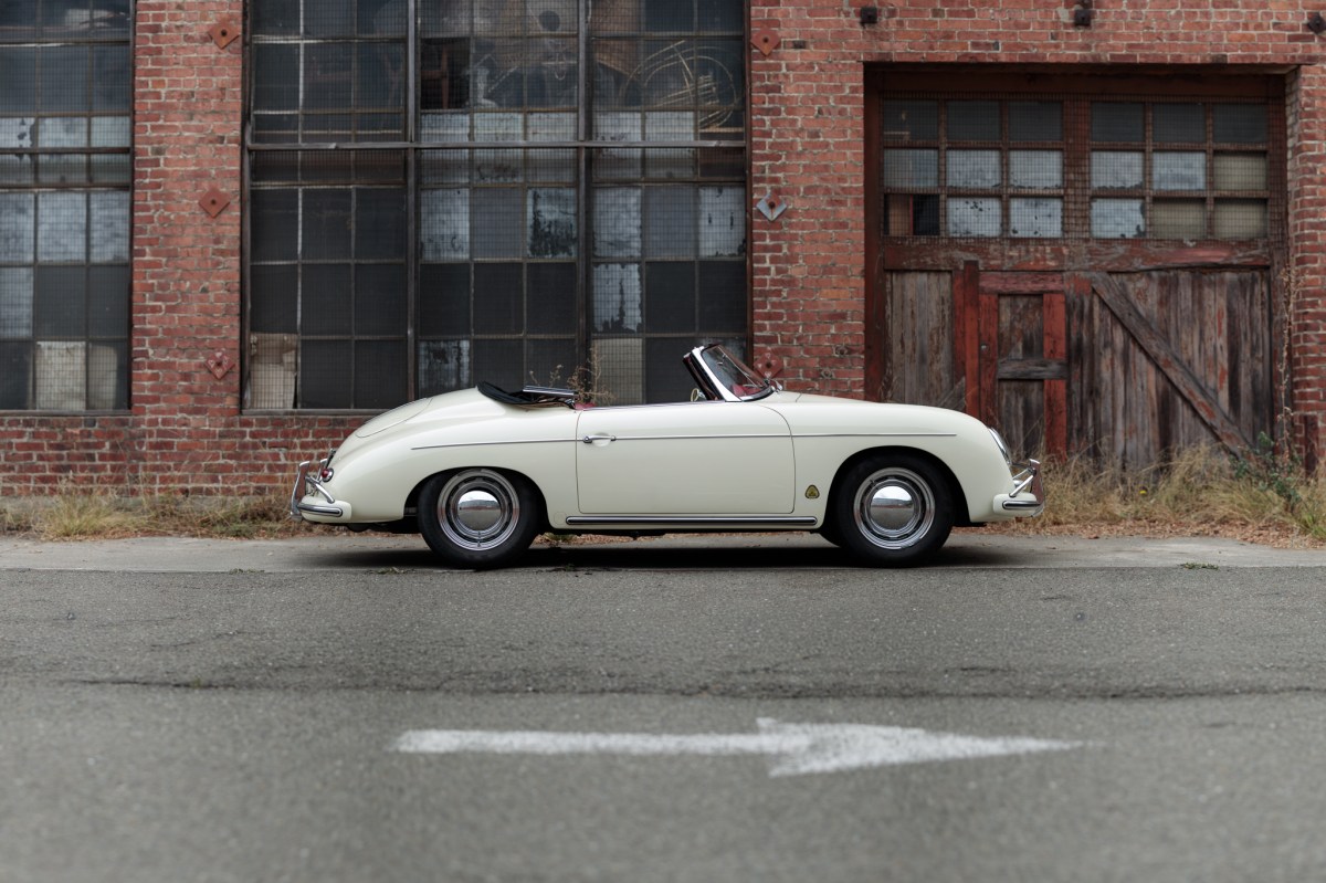 1959 Porsche 356A Convertible D — exterior front three-quarter view