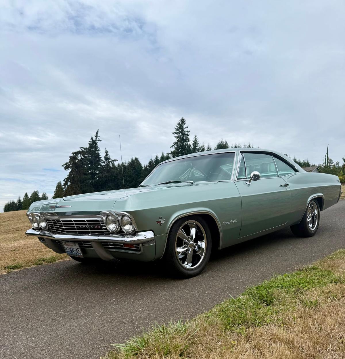 350-Powered 1965 Chevrolet Impala SS Coupe — exterior front three-quarter view