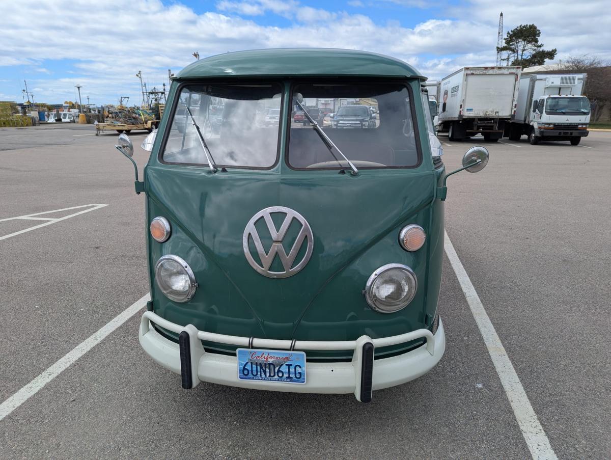 1966 Volkswagen Type 2 Double Cab Pickup — exterior front three-quarter view