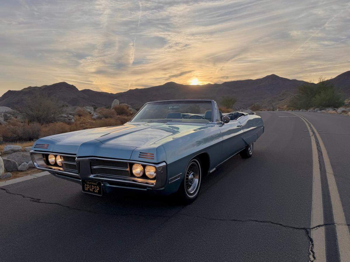 1967 Pontiac Grand Prix Convertible — exterior front three-quarter view