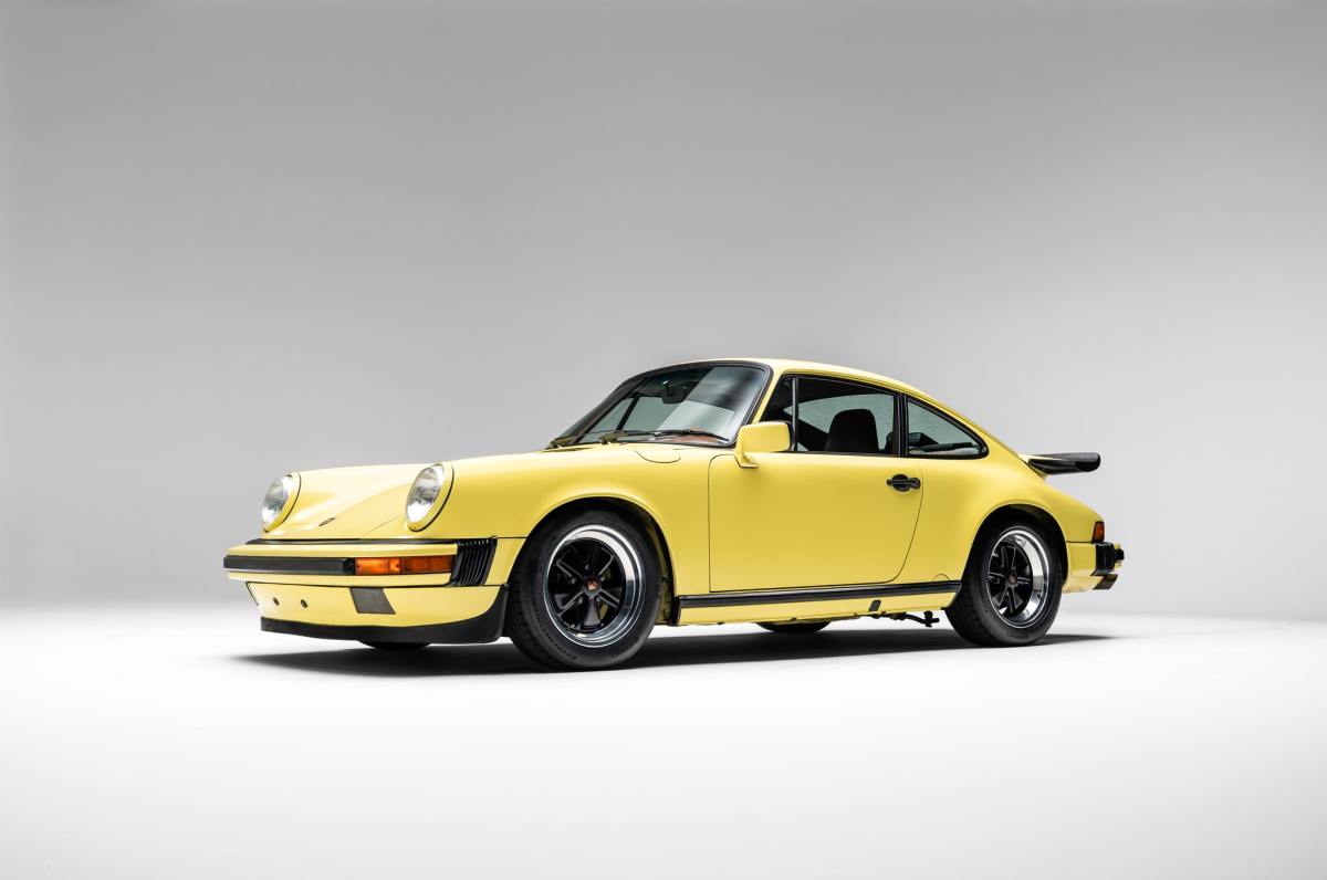 1987 Porsche 911 Carrera Coupe G50 — exterior front three-quarter view