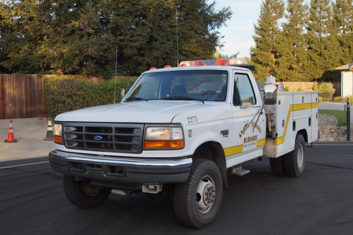 1996 Ford F-350 XL Power Stroke Dually Brush Fire Truck 4×4 5-Speed