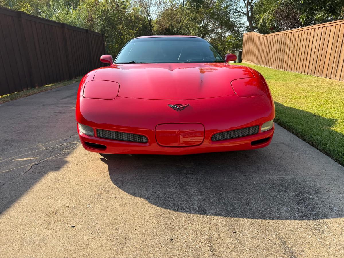 38k-Mile 2002 Chevrolet Corvette Z06 — exterior front three-quarter view
