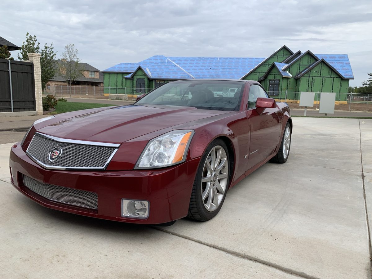 17k-Mile 2006 Cadillac XLR-V — exterior front three-quarter view