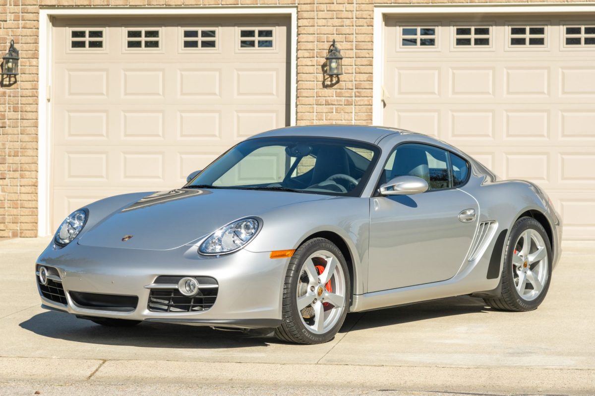 22k-Mile 2006 Porsche Cayman S 6-Speed — exterior front three-quarter view