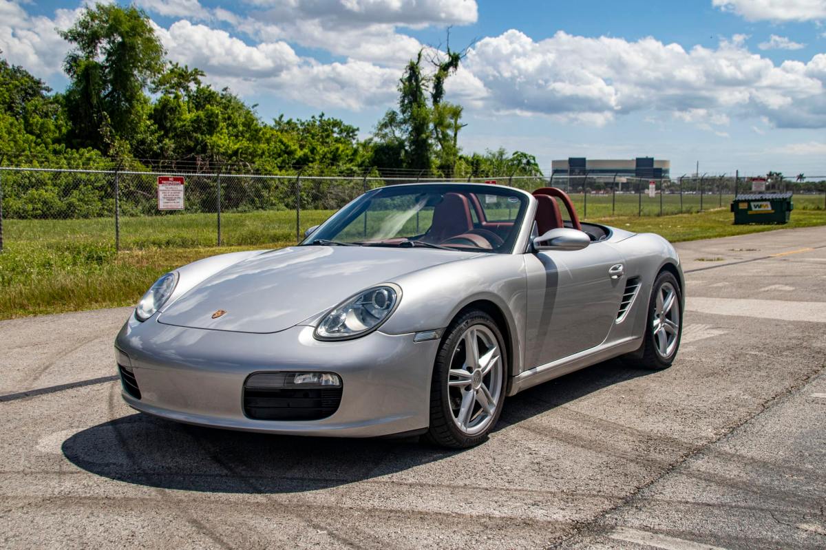 41k-Mile 2007 Porsche Boxster 5-Speed — exterior front three-quarter view